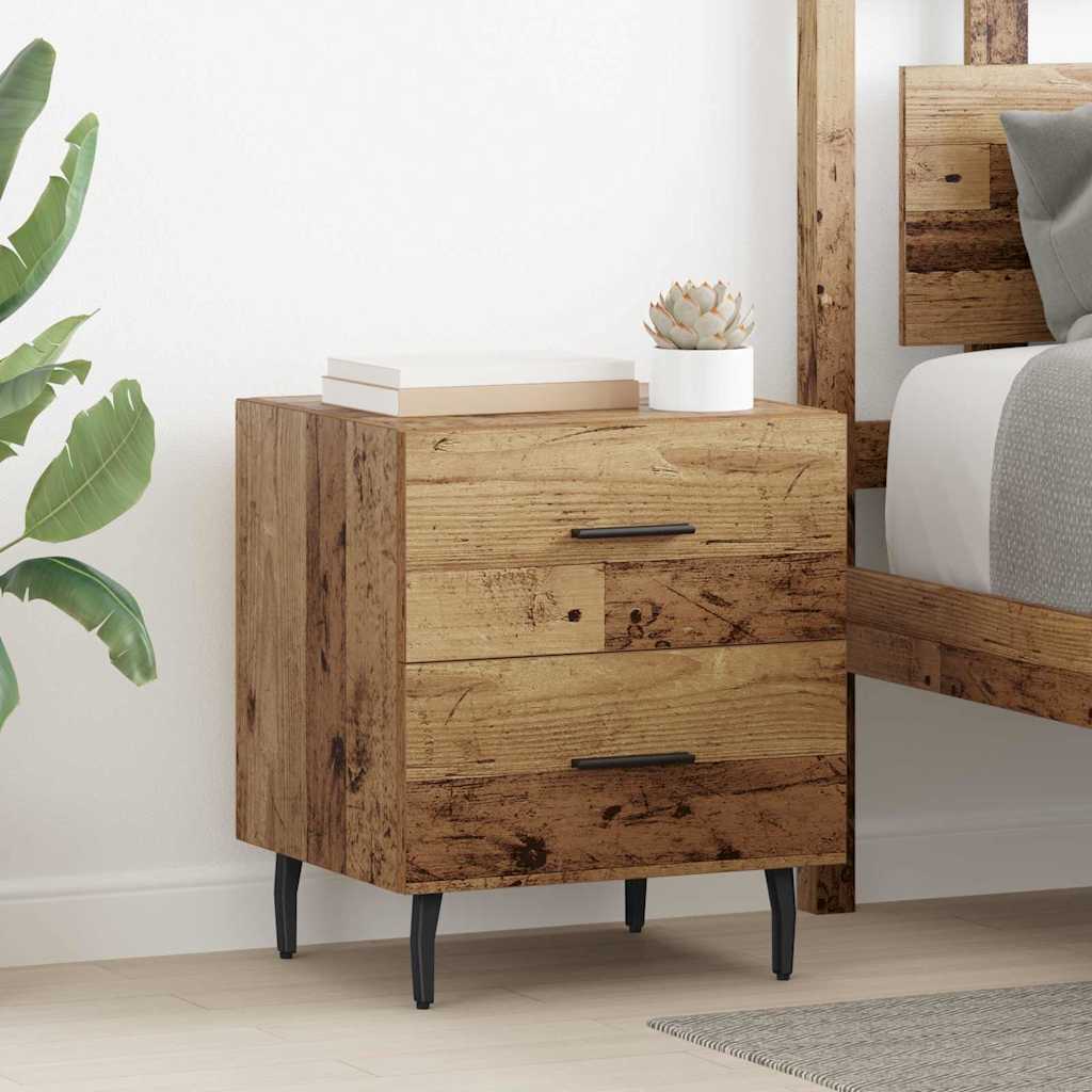 JUNG Vida Nachttisch Altholz 40 x 35 x 47,5 cm Holzwerkstoff