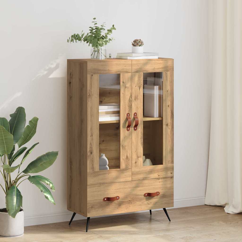 JUNG Vida Highboard mit Schubladen Artisan-Eiche 69,5 x 31 x 115 cm