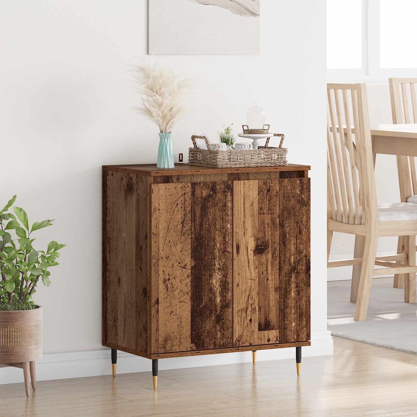 JUNG Vida Sideboard Altholz 60 x 35 x 70 cm Holzwerkstoff