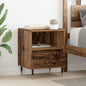 JUNG Vida Nachttisch mit Schubladen Altholz 40 x 35 x 50 cm Holzwerkstoff