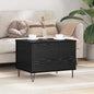 JUNG Vida Couchtisch Schwarz Eichen-Optik 60 x 44,5 x 45 cm Holzwerkstoff