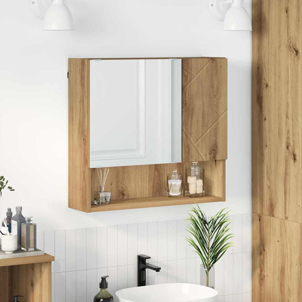 JUNG Vida Spiegelschrank Artisan-Eiche 59 x 17 x 55 cm Holzwerkstoff