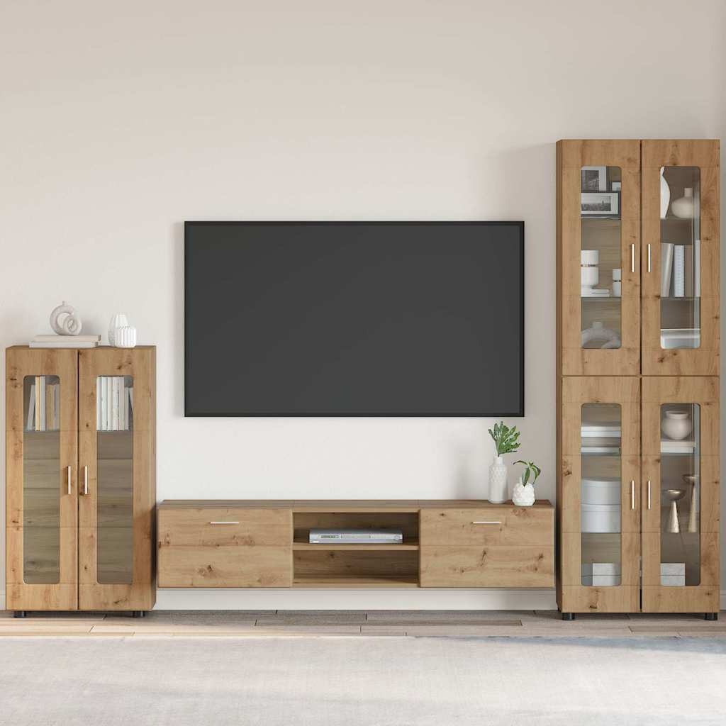 JUNG Vida Sideboard Artisan-Eiche 55,5 x 29 x 103 cm Holzwerkstoff