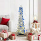 JUNG Vida Künstlicher Weihnachtsbaum mit 50 LEDs Weiß 120 cm PVC