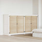 JUNG Vida Schranktür 4 pcs Natur 110 x 2,1 x 59,5 cm Massives Kiefernholz