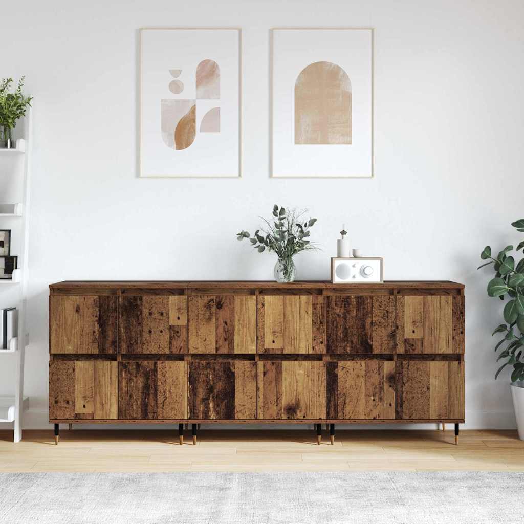 JUNG Vida Aufbewahrungsschrank 3 pcs Altholz 60 x 35 x 70 cm