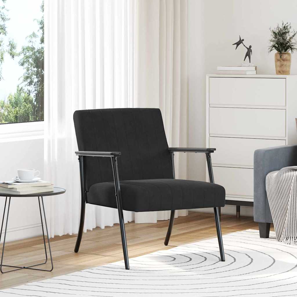 JUNG Vida Sessel Schwarz 59 x 75 x 78 cm Samt