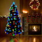 JUNG Vida Künstlicher Weihnachtsbaum mit 160 LEDs Grün 150 cm PVC