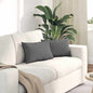 JUNG Vida Sofakissen 2 pcs Dunkelgrau 50 x 30 cm Stoff