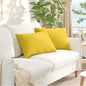 JUNG Vida Sofakissen 2 pcs Helles Gelb 60 x 40 cm Stoff
