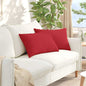 JUNG Vida Sofakissen 2 pcs Rot 60 x 40 cm Stoff