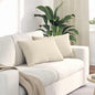 JUNG Vida Sofakissen 2 Stück Beige 60 x 40 cm Stoff