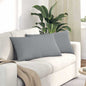 JUNG Vida Sofakissen 2 pcs Hellgrau 80 x 40 cm Stoff