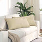 JUNG Vida Sofakissen 2 pcs Creme 80 x 40 cm Stoff