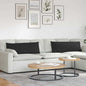 JUNG Vida Sofakissen 2 pcs Schwarz 120 x 40 cm Stoff