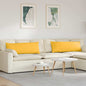 JUNG Vida Sofakissen 2 Stück Helles Gelb 120 x 40 cm Cordstoff
