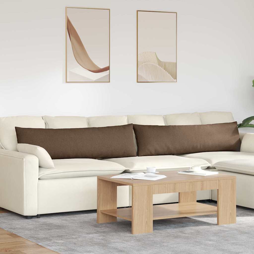 JUNG Vida Sofakissen 2 pcs Braun 145 x 40 cm Stoff