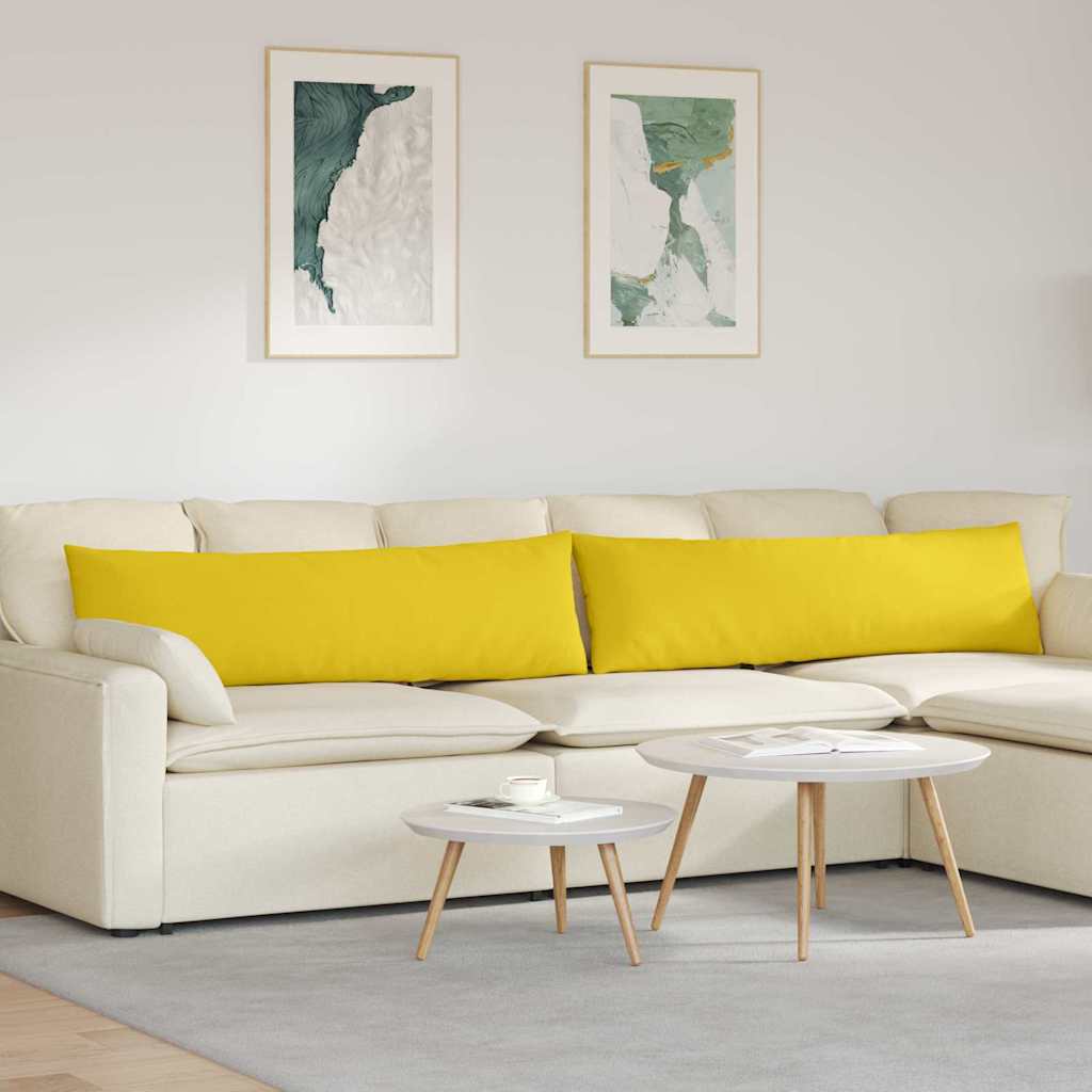 JUNG Vida Sofakissen 2 pcs Helles Gelb 145 x 40 cm Stoff