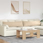 JUNG Vida Sofakissen 2 Stück Creme 145 x 40 cm Stoff