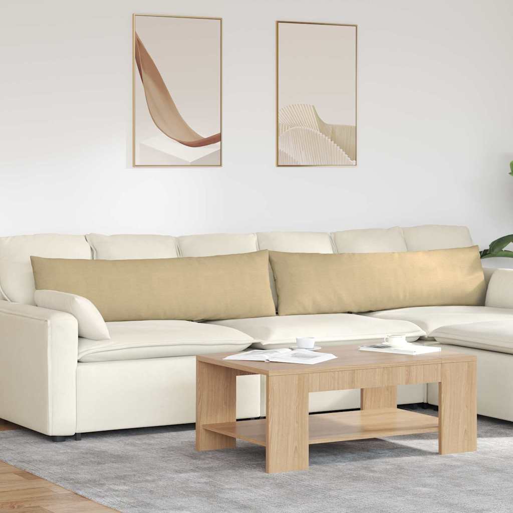 JUNG Vida Sofakissen 2 Stück Grau-Grün 145 x 40 cm Cordstoff