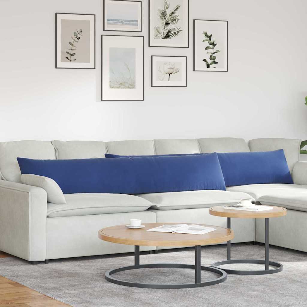 JUNG Vida Sofakissen 2 Stück Polizeiblau 200 x 40 cm Cordstoff