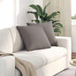 JUNG Vida Sofakissen 2 pcs Taupe 50 x 50 cm Stoff