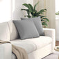 JUNG Vida Sofakissen 2 pcs Wolkengrau 50 x 50 cm Stoff