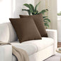 JUNG Vida Sofakissen 2 pcs Braun 80 x 80 cm Stoff