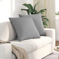 JUNG Vida Sofakissen 2 pcs Wolkengrau 80 x 80 cm Stoff