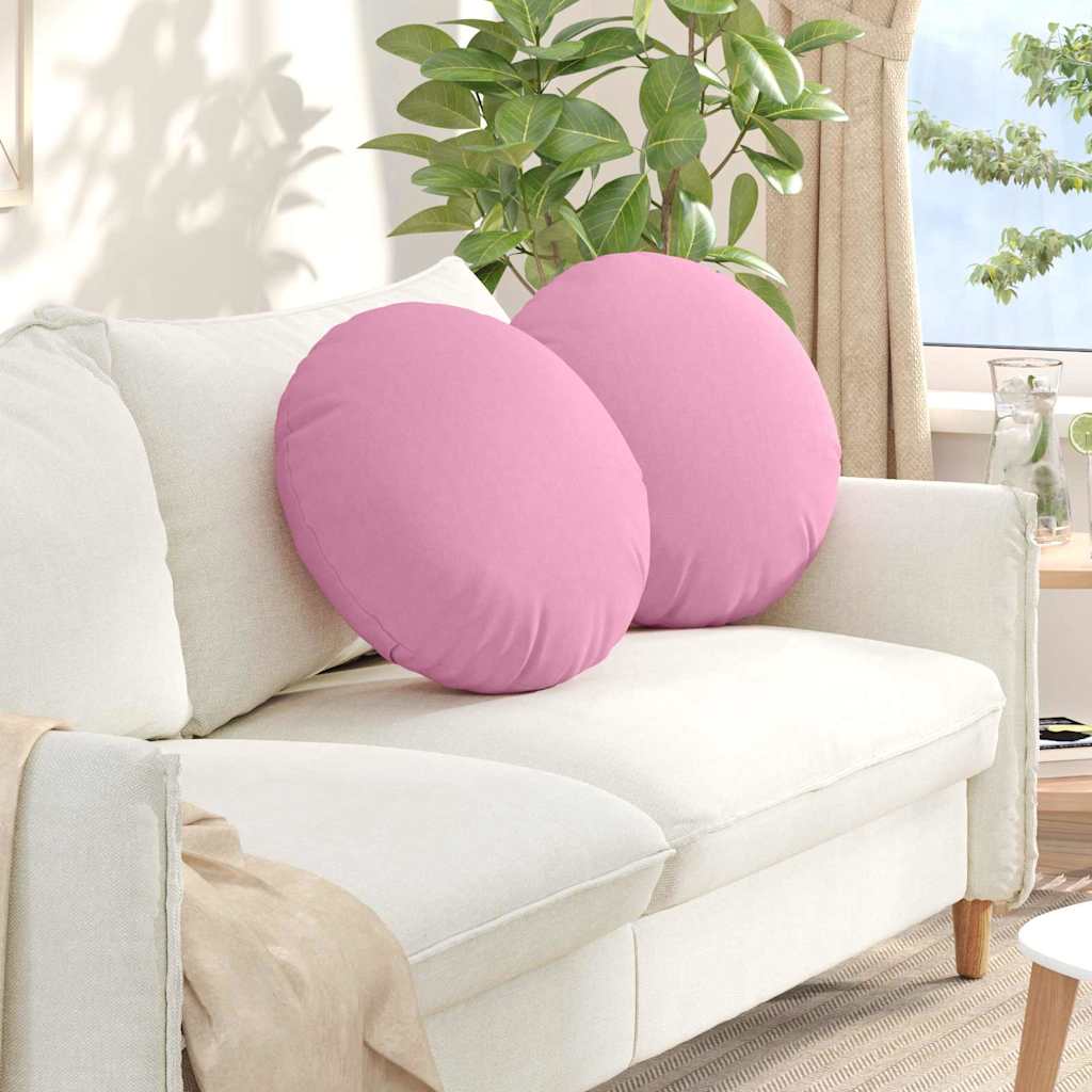 JUNG Vida Sitzkissen 2 pcs Rosa Ø50 x 19 cm Stoff