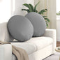 JUNG Vida Sitzkissen 2 pcs Wolkengrau Ø80 x 29 cm Stoff