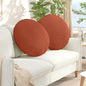 JUNG Vida Sitzkissen 2 pcs Rot-Orange Ø 80 cm Cordstoff
