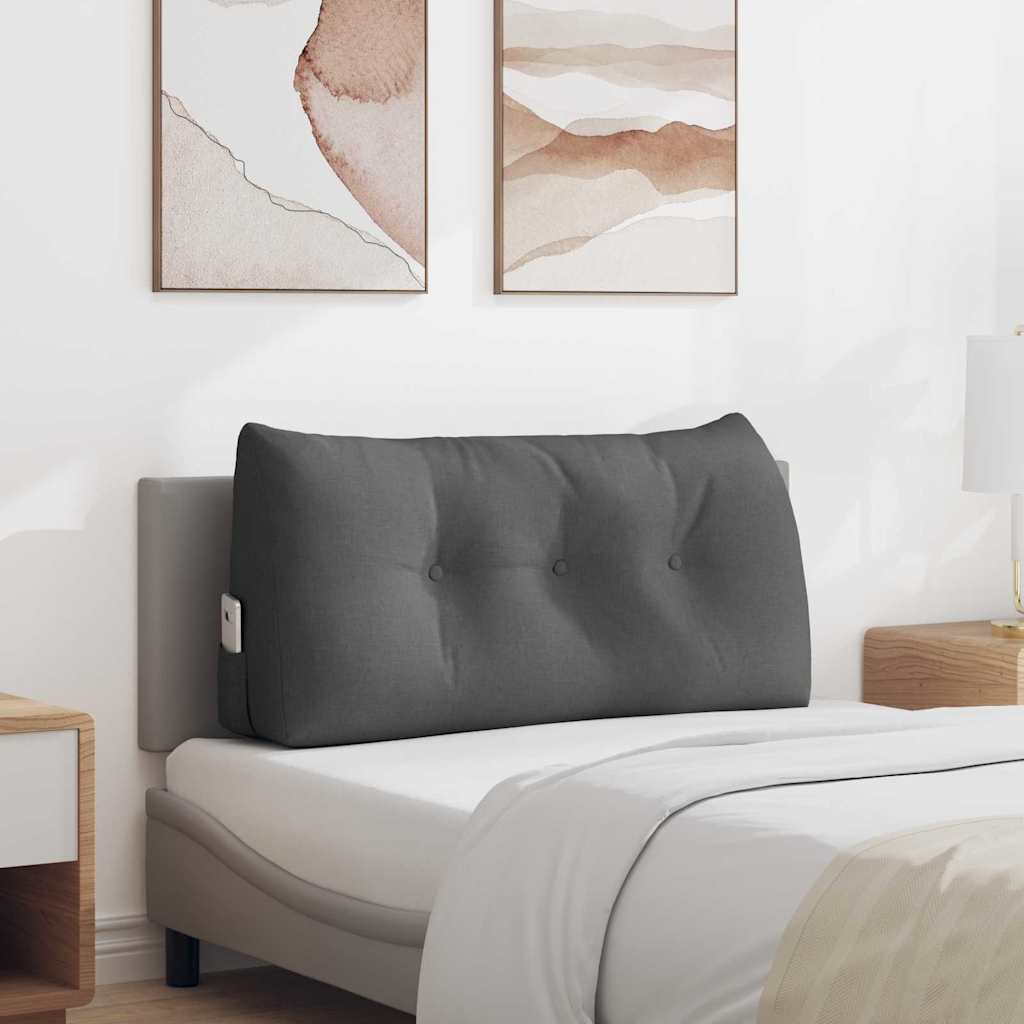 JUNG Vida Rücken Kissen Dunkelgrau 100 x 24 x 50 cm Stoff