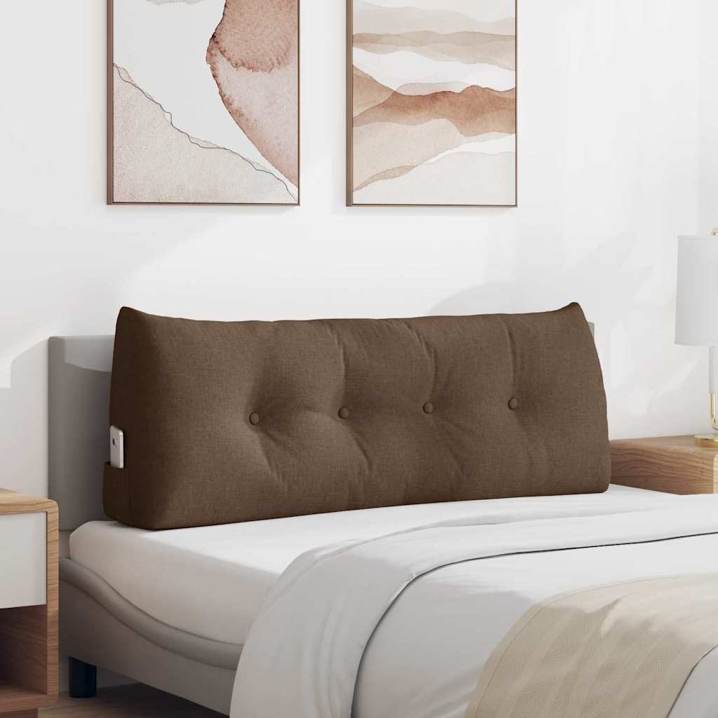 JUNG Vida Rücken Kissen Braun 120 x 24 x 50 cm Stoff