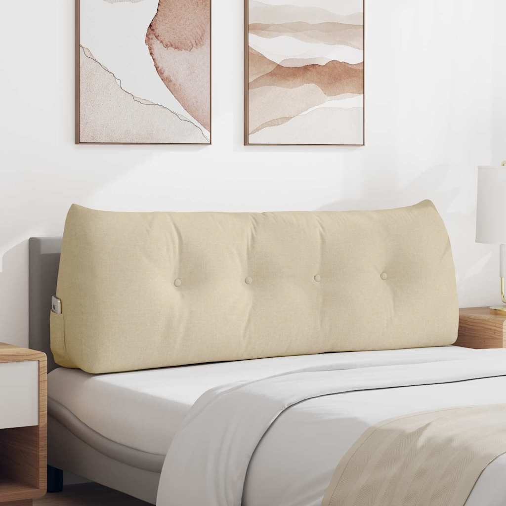 JUNG Vida Rücken Kissen Creme 140 x 24 x 50 cm Stoff