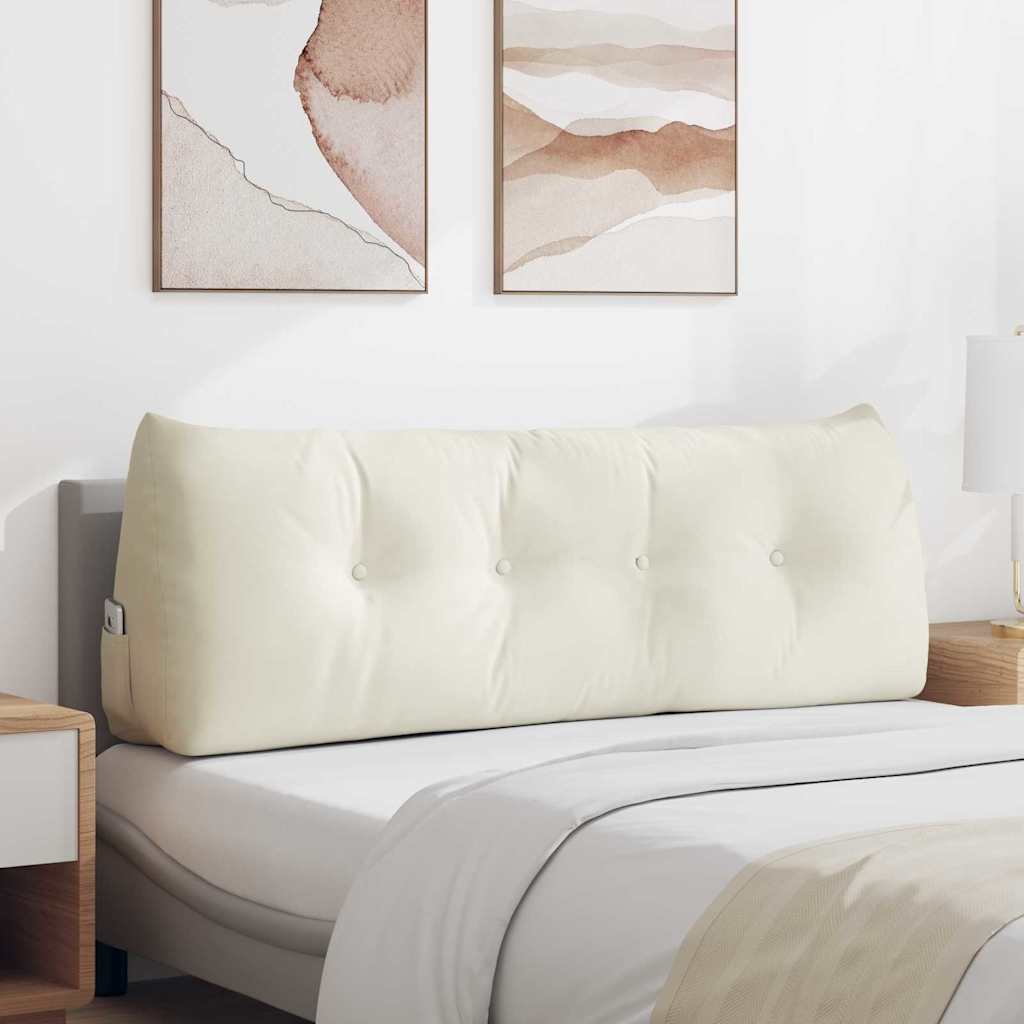 JUNG Vida Rückenkissen Creme 140 x 24 x 50 cm Samt
