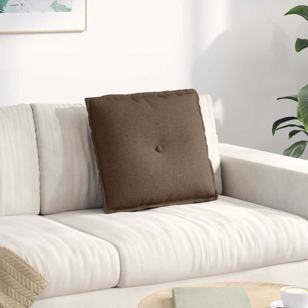 JUNG Vida Rückenkissen Braun 50 x 19 x 45 cm Stoff