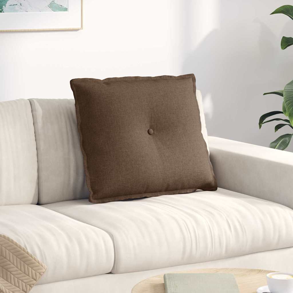 JUNG Vida Rückenkissen Braun 60 x 19 x 50 cm Stoff