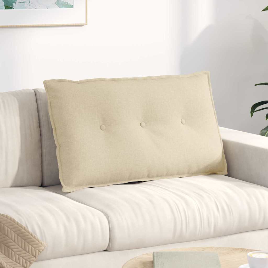 JUNG Vida Rückenkissen Creme 80 x 19 x 50 cm Stoff