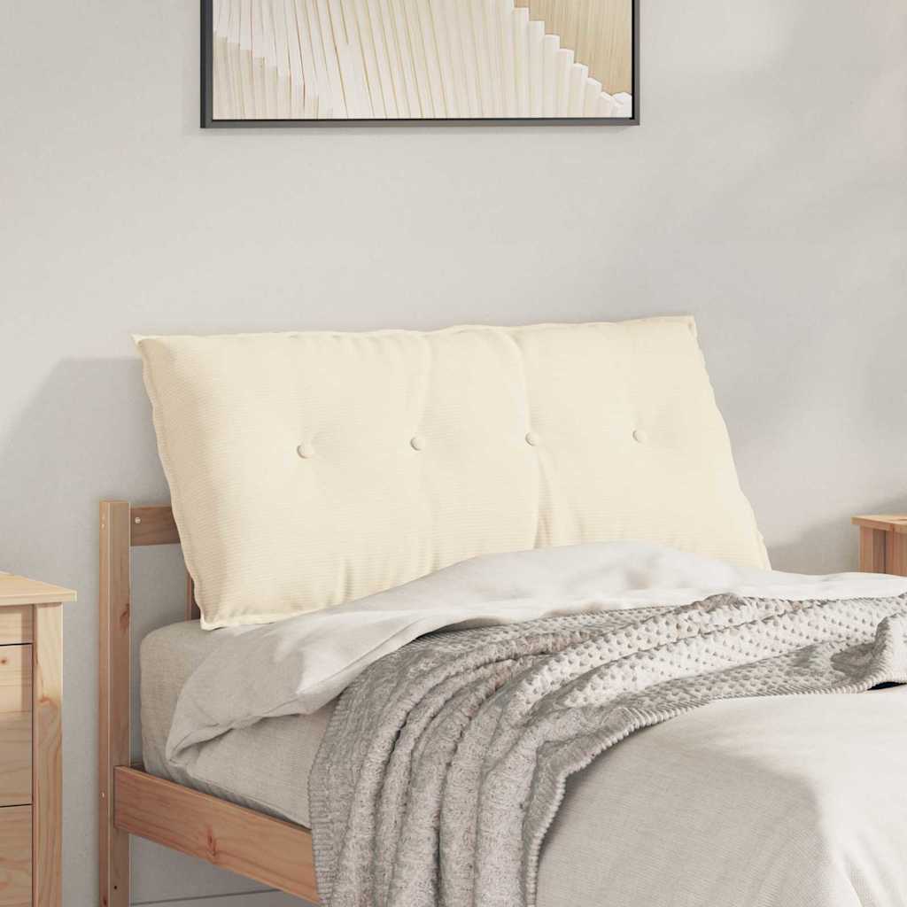 JUNG Vida Rückenkissen Creme 100 x 50 cm Cordstoff