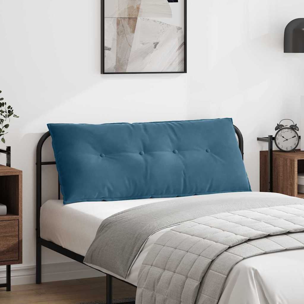 JUNG Vida Rückenkissen Blau 120 x 50 cm Cordstoff