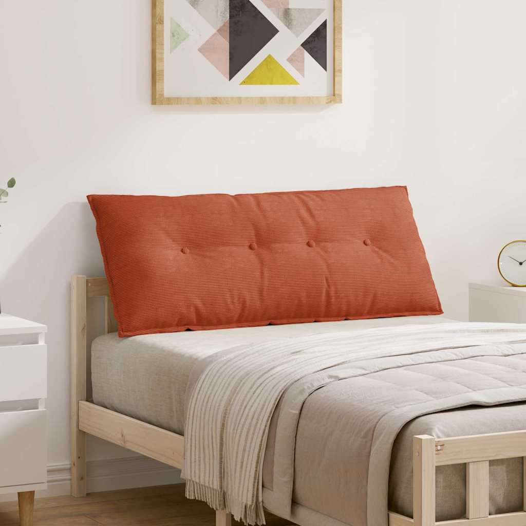 JUNG Vida Rückenkissen Rot-Orange 120 x 50 cm Cordstoff