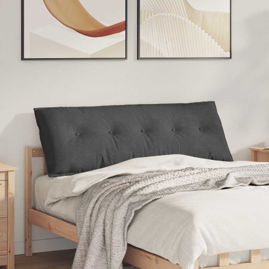 JUNG Vida Rückenkissen Dunkelgrau 140 x 50 cm Cordstoff