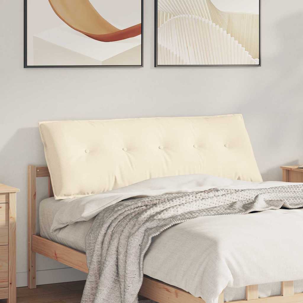 JUNG Vida Rückenkissen Creme 140 x 50 cm Cordstoff