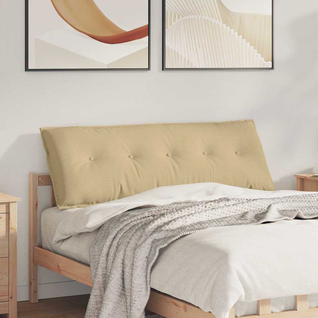 JUNG Vida Rückenkissen Grau-Grün 140 x 50 cm Cordstoff