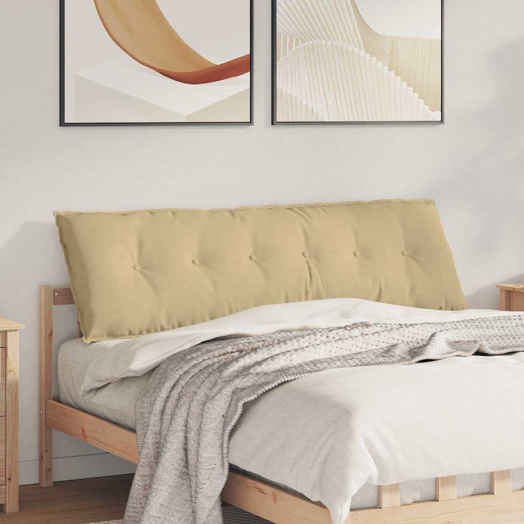 JUNG Vida Rückenkissen Grau-Grün 160 x 50 cm Cordstoff