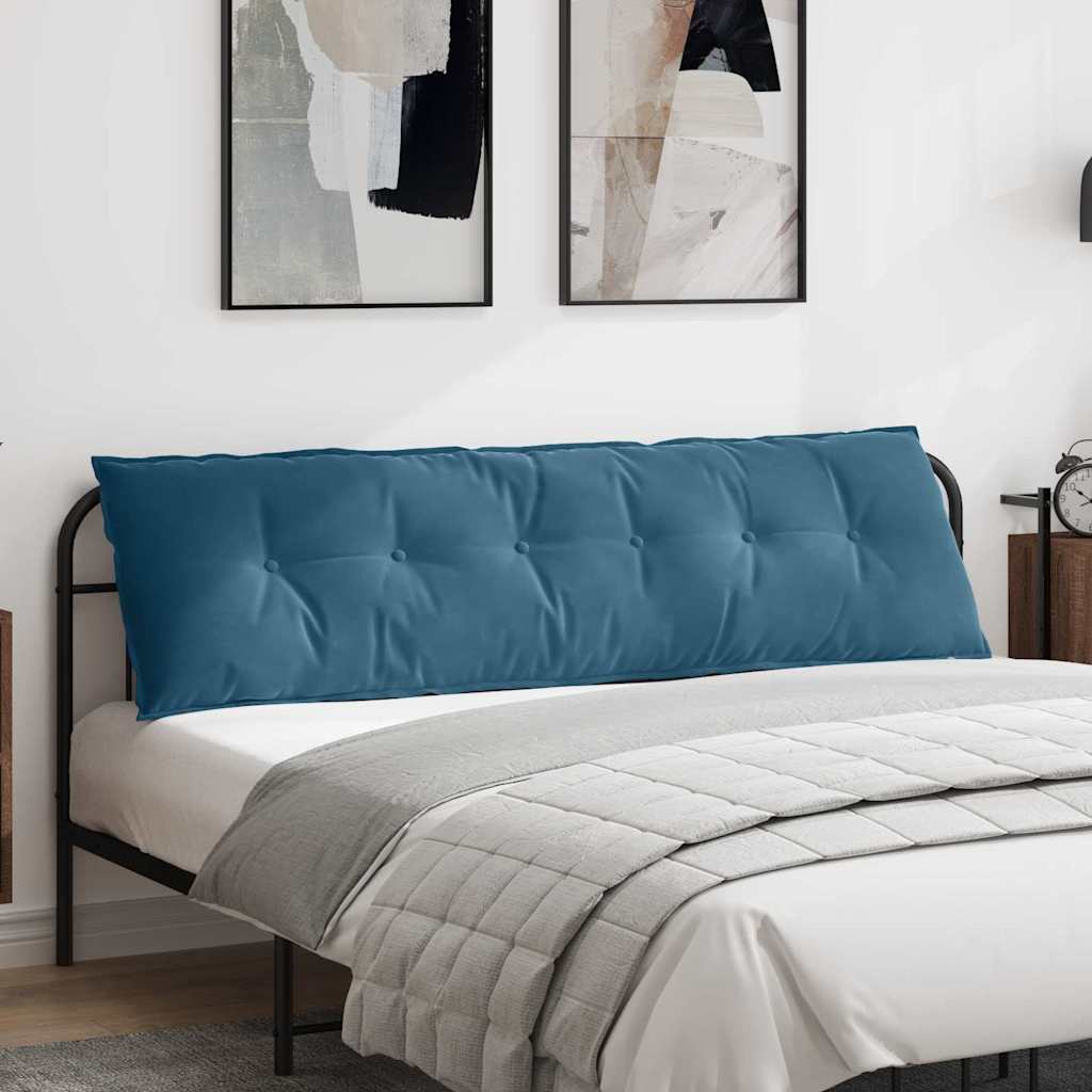 JUNG Vida Rückenkissen Blau 180 x 50 cm Cordstoff