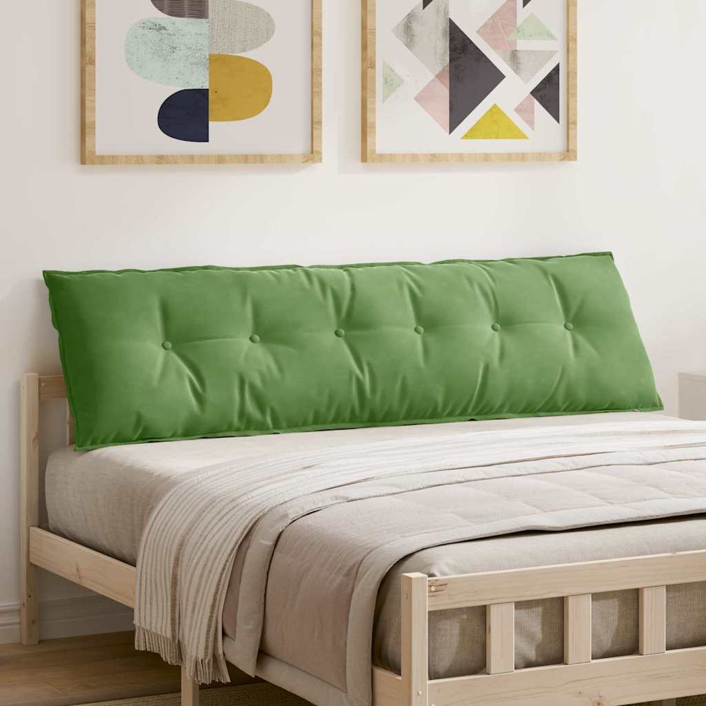JUNG Vida Rückenkissen Hellgrün 180 x 50 cm Cordstoff