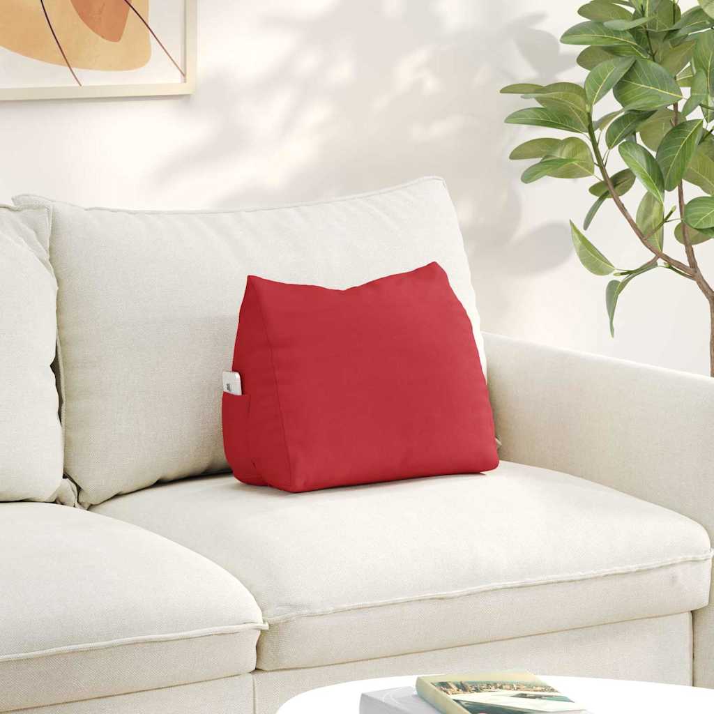 JUNG Vida Rückenkissen Rot 45 x 20 x 35 cm Stoff
