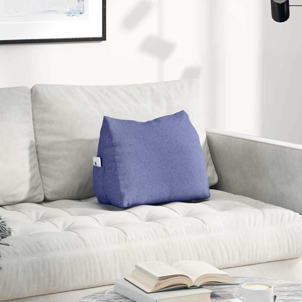 JUNG Vida Rückenkissen Jeans blau 45 x 20 x 35 cm Stoff